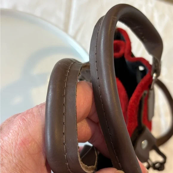 Vintage Manta Medallion Suede & Leather Bucket Bag - Picture 8 of 13